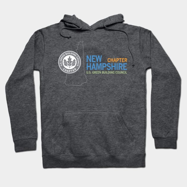 USGBC NH Logo - Light Hoodie by usgbcnh@gmail.com